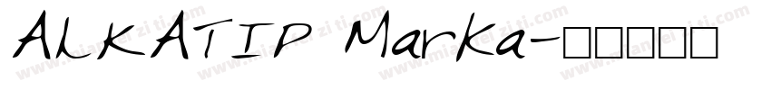 ALKATIP Marka字体转换